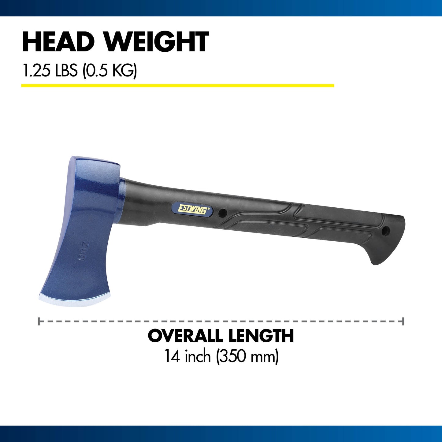 1.25 lb Axe with 14" Indestructible Handle