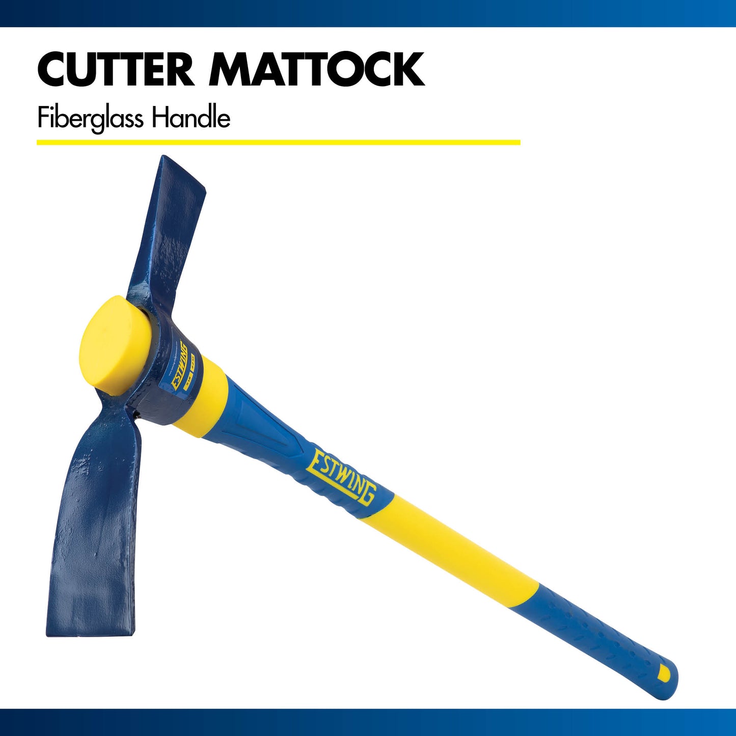 5 lb. Cutter Mattock with 36" Fiberglass Handle