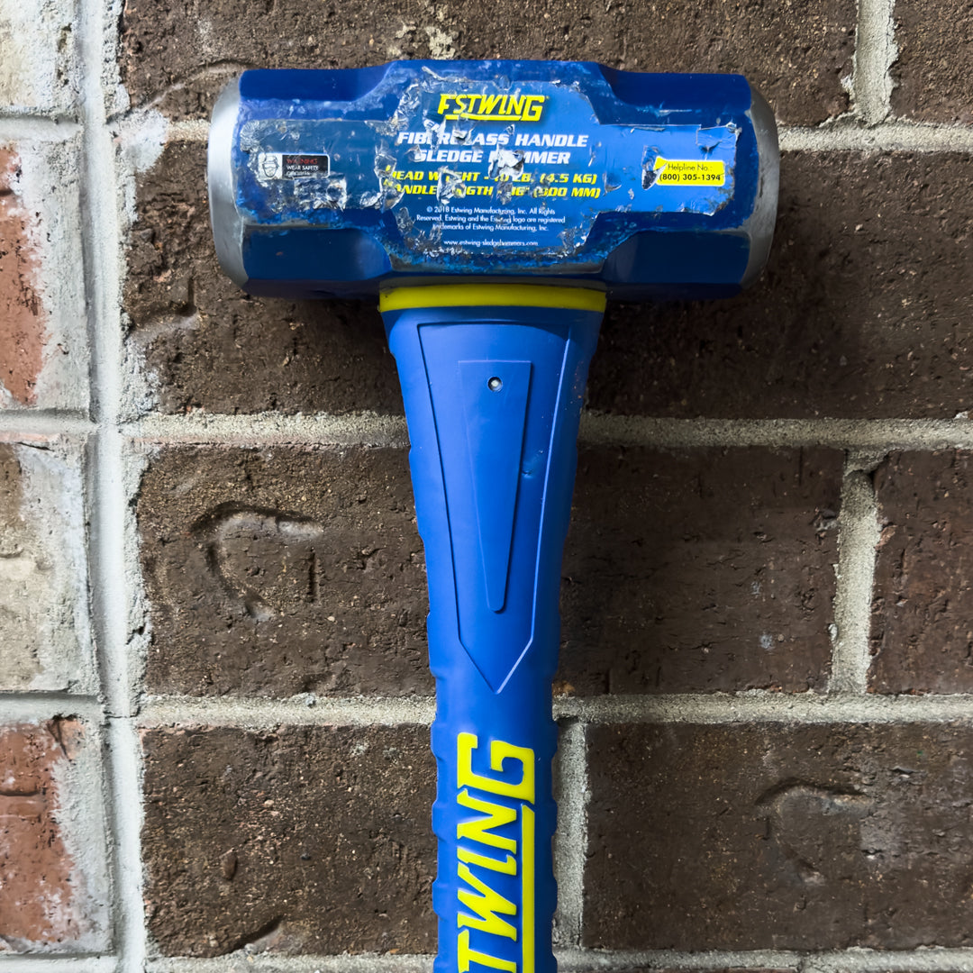 Gently Used Estwing 10 lb. Head, 36" Length Fiberglass Handle Sledge Hammer