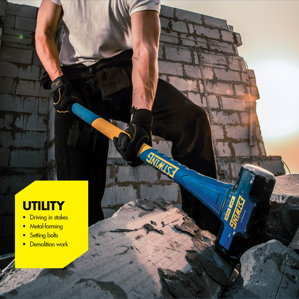 Estwing 4 lb Head, 16" Fiberglass Sledge Hammer