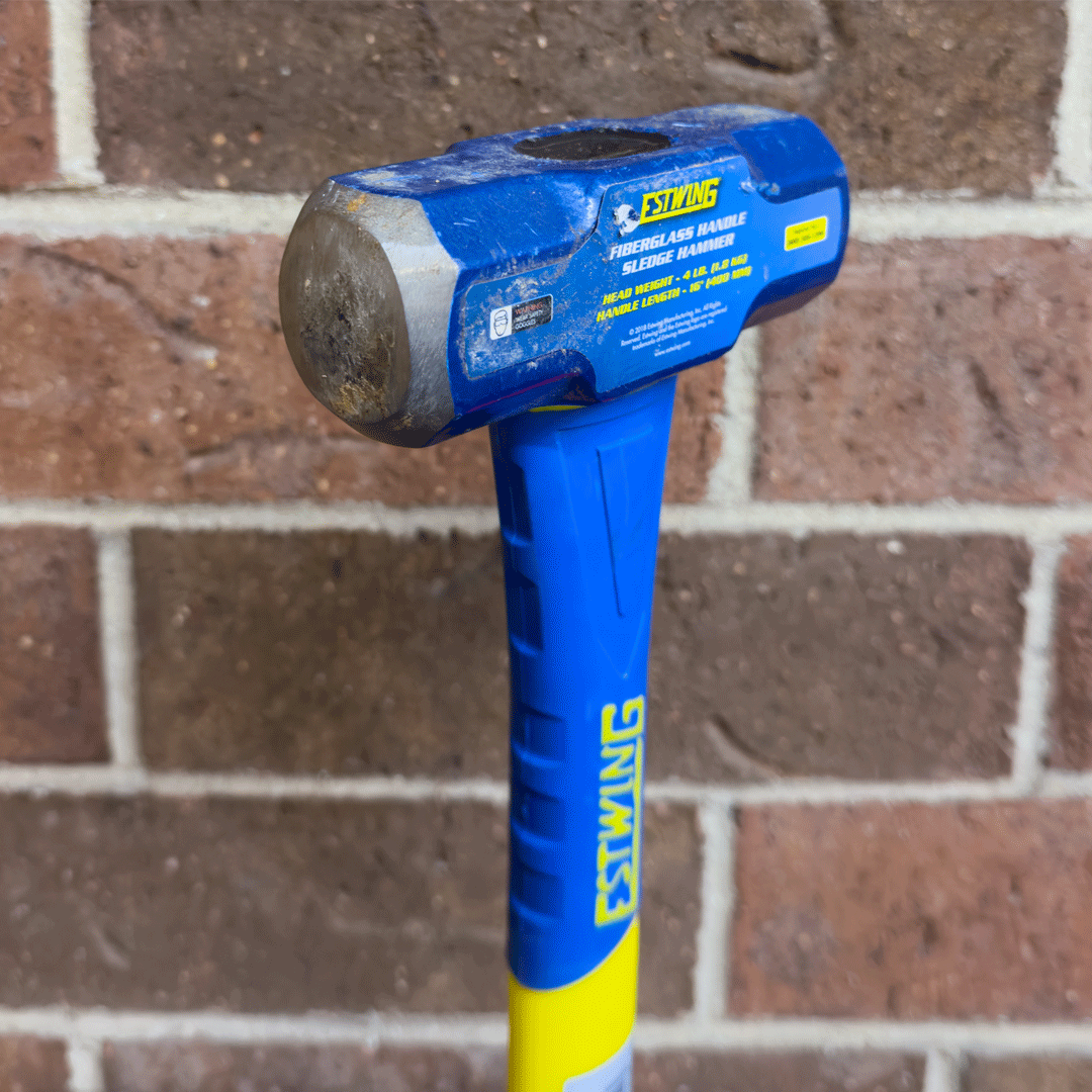 Gently Used Estwing 4 lb Head, 16" Fiberglass Sledge Hammer