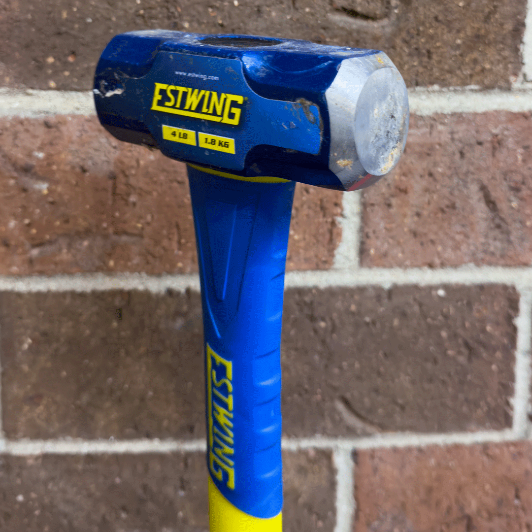 Gently Used Estwing 4 lb Head, 16" Fiberglass Sledge Hammer