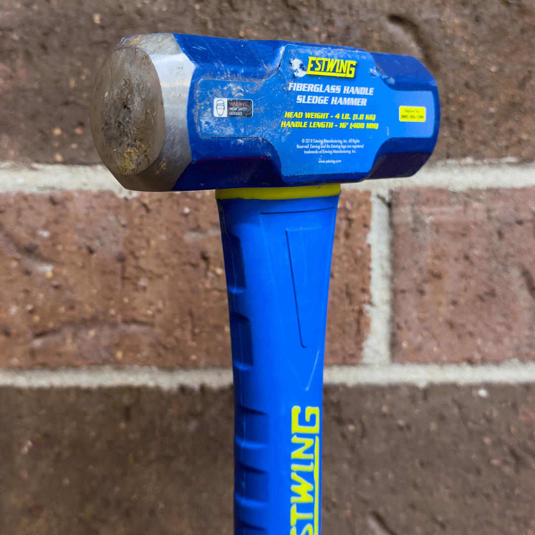 Gently Used Estwing 4 lb Head, 16" Fiberglass Sledge Hammer