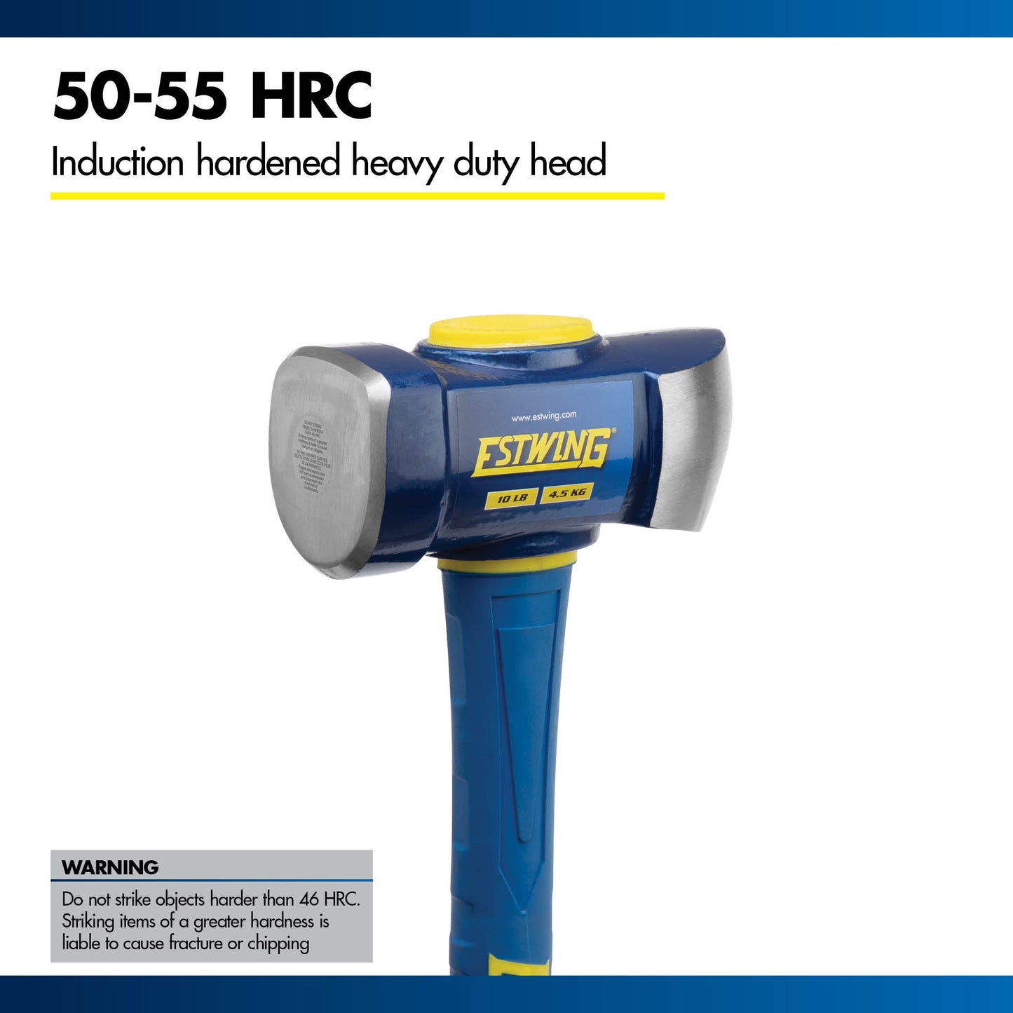 10 lbs Demolition Hammer with 36" Fiberglass Handle