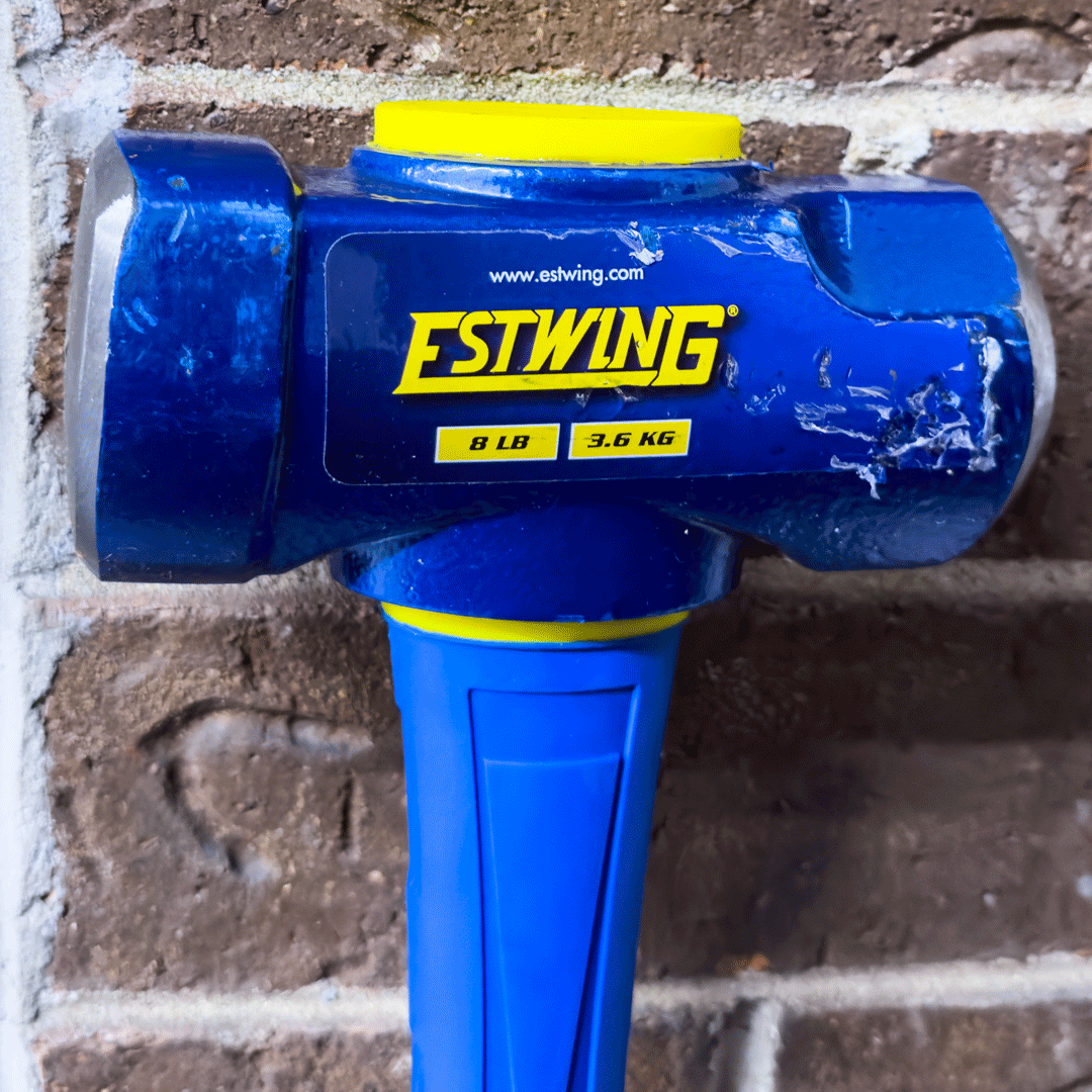 Gently Used 8 lb Demolition Hammer with 36" Fiberglass Handle