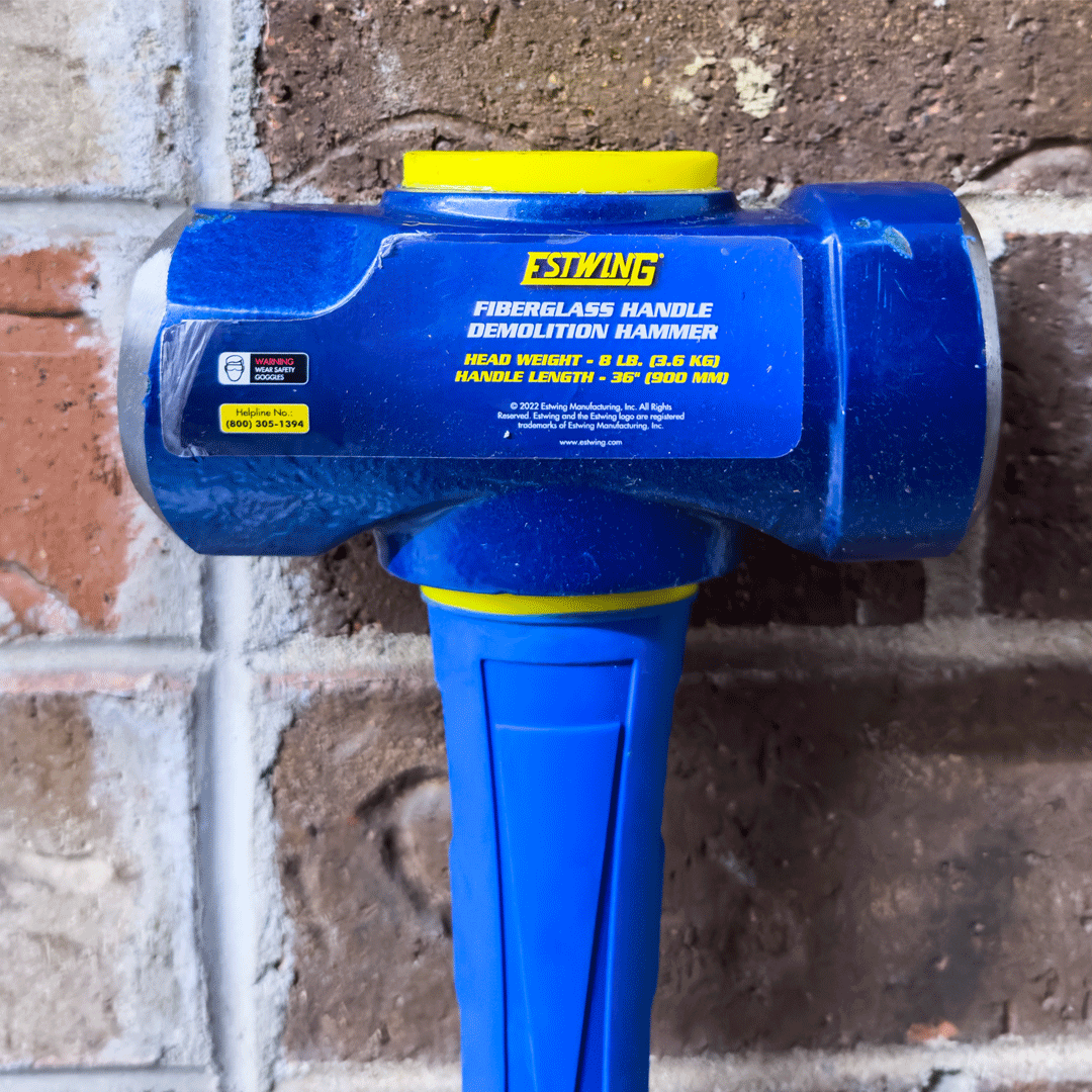 Gently Used 8 lb Demolition Hammer with 36" Fiberglass Handle