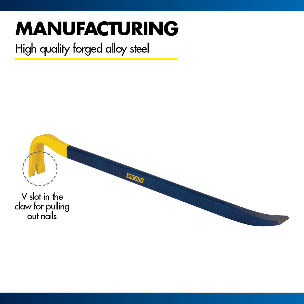 Estwing Heavy Duty G-Bar Wrecking Bar, 24" Length