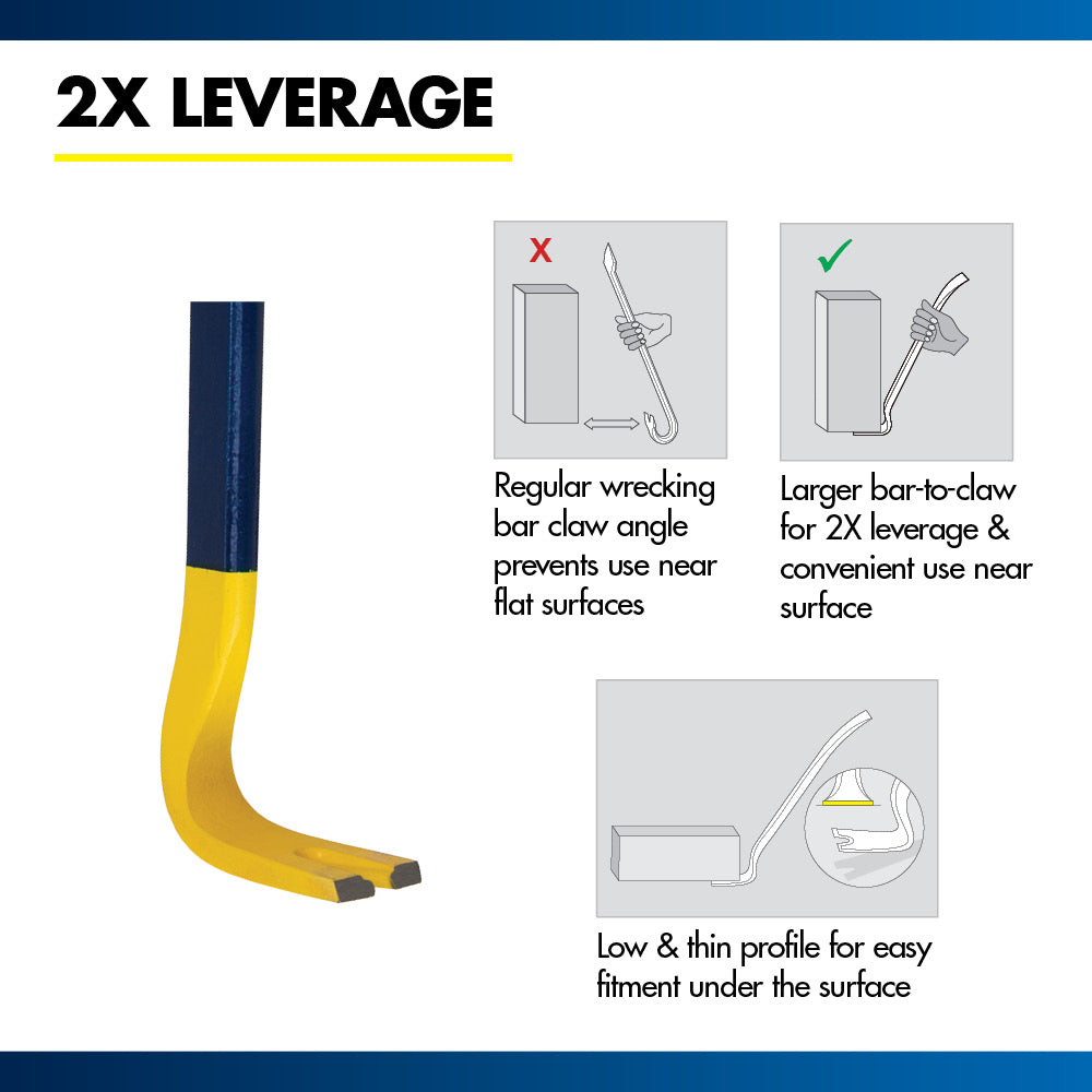 Estwing Heavy Duty G-Bar Wrecking Bar, 48" Length