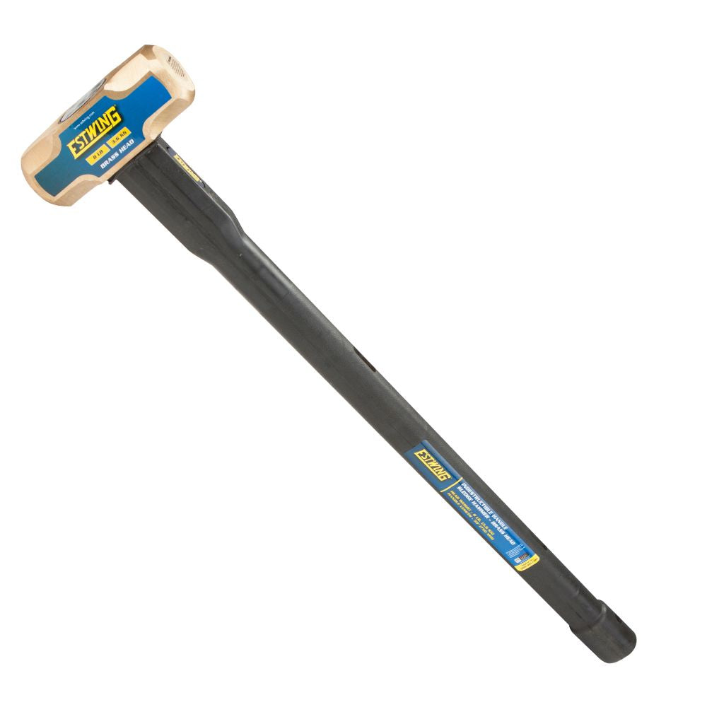Estwing 8 lb. Brass Head, 30" Length Indestructible Handle Sledge Hammer