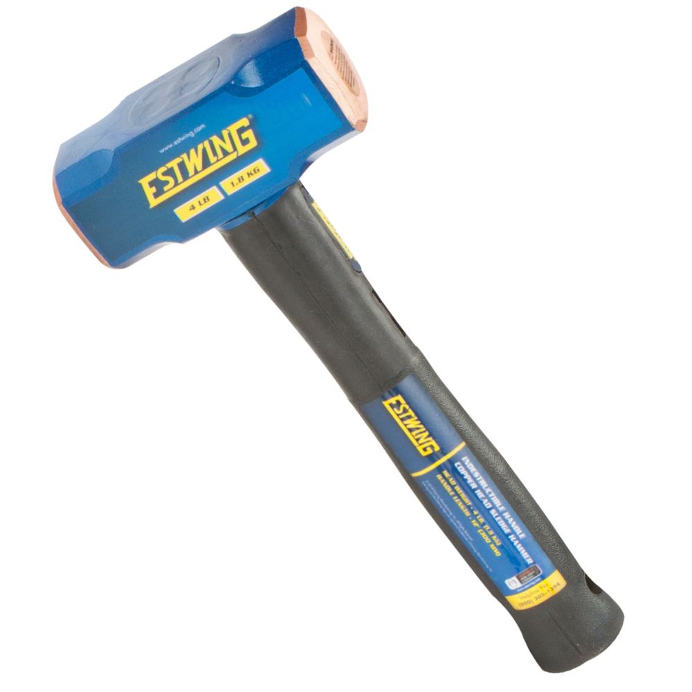 Estwing 4 lb. Copper Head, 12" Length Indestructible Handle Sledge Hammer