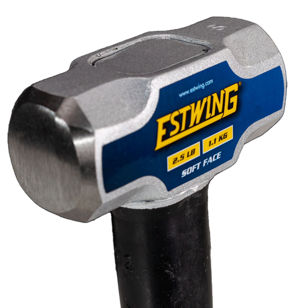 Estwing 2.5 lb. Soft Face Head, 12" Length Indestructible Handle Sledge Hammer