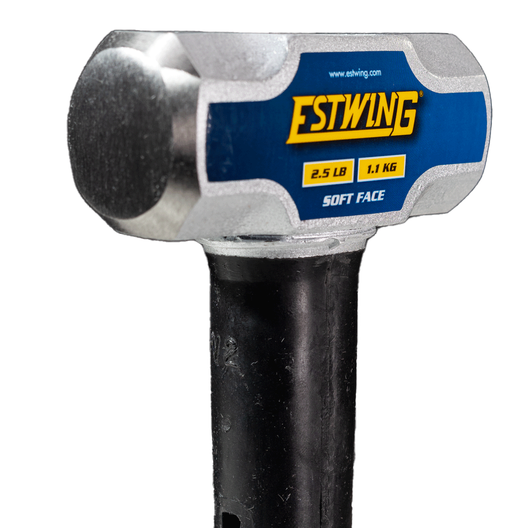 Estwing 2.5 lb. Soft Face Head, 12" Length Indestructible Handle Sledge Hammer