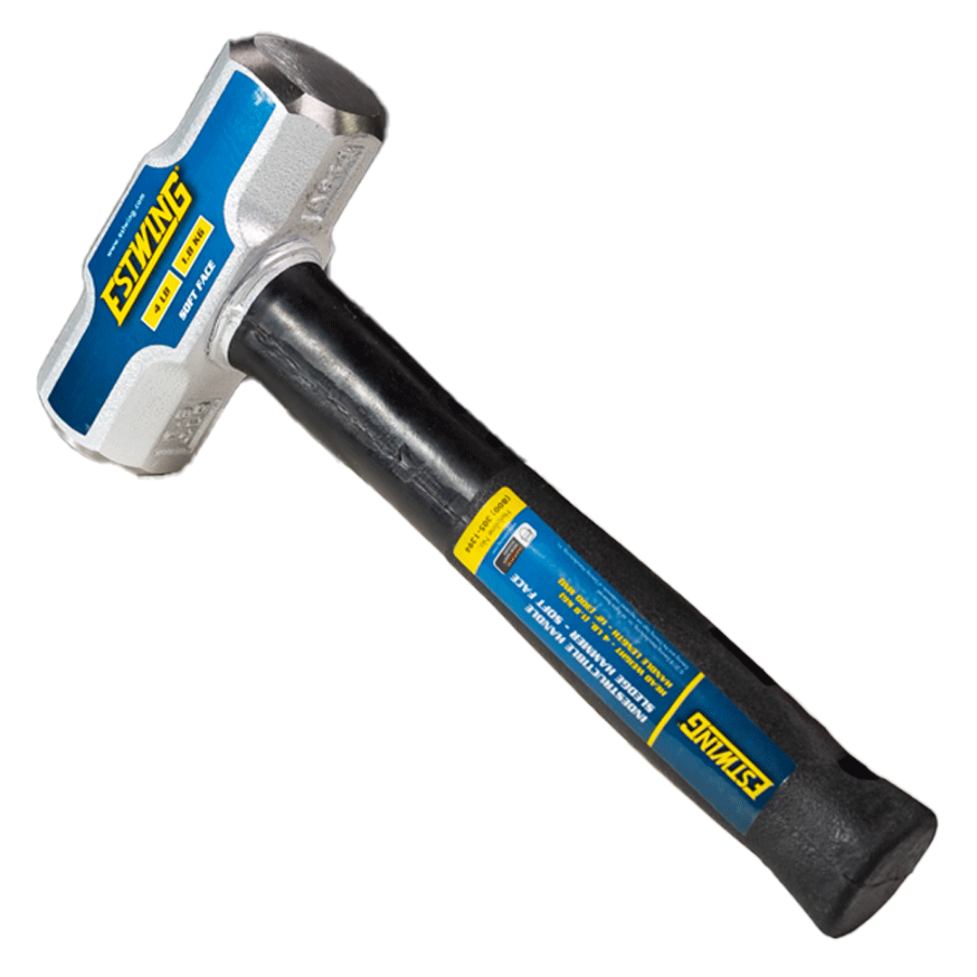 Estwing 4 lb. Soft Face Head, 12" Length Indestructible Handle Sledge Hammer