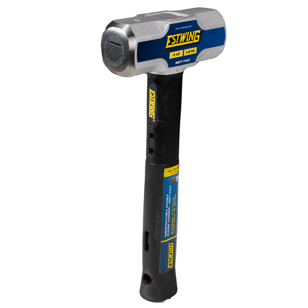 Estwing 4 lb. Soft Face Head, 12" Length Indestructible Handle Sledge Hammer