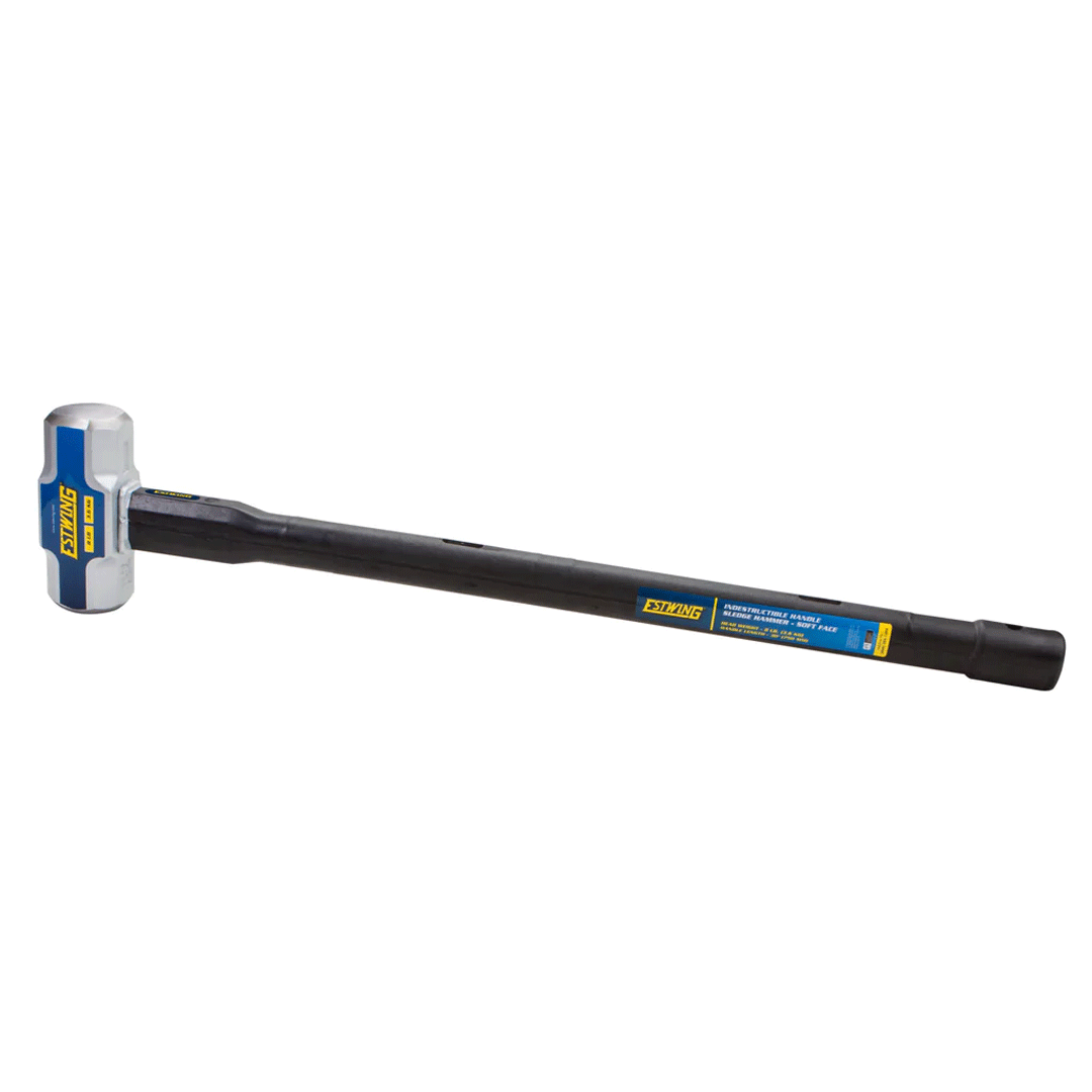 Estwing 8 lb. Soft Face Head, 30" Length Indestructible Handle Sledge Hammer