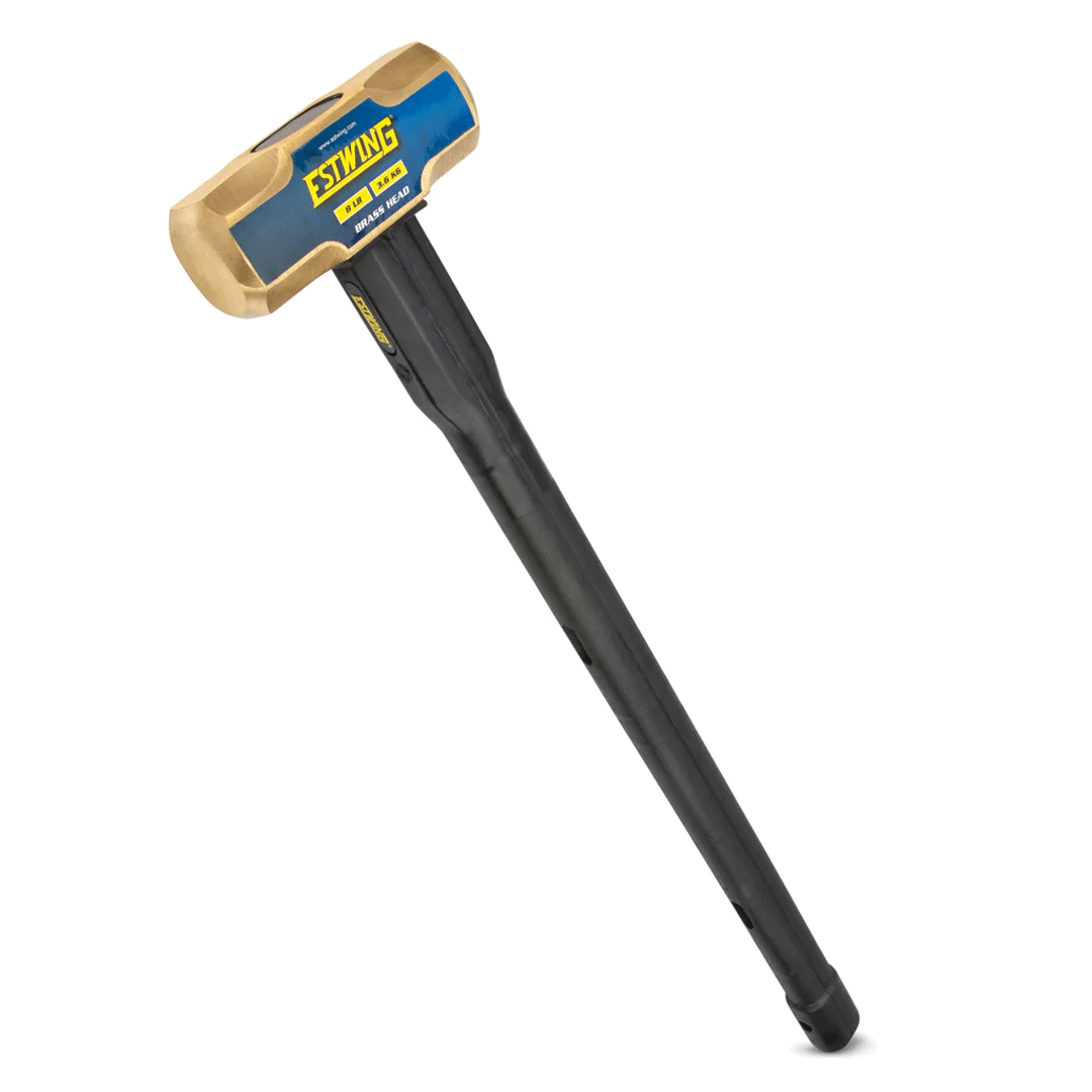 Estwing 8 lb. Brass Head, 30" Length Indestructible Handle Sledge Hammer