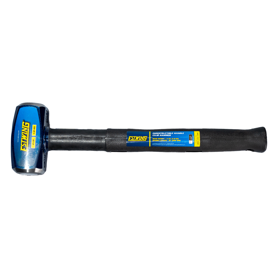 Estwing 4 lb. Head, 16" Length Indestructible Handle Club Hammer