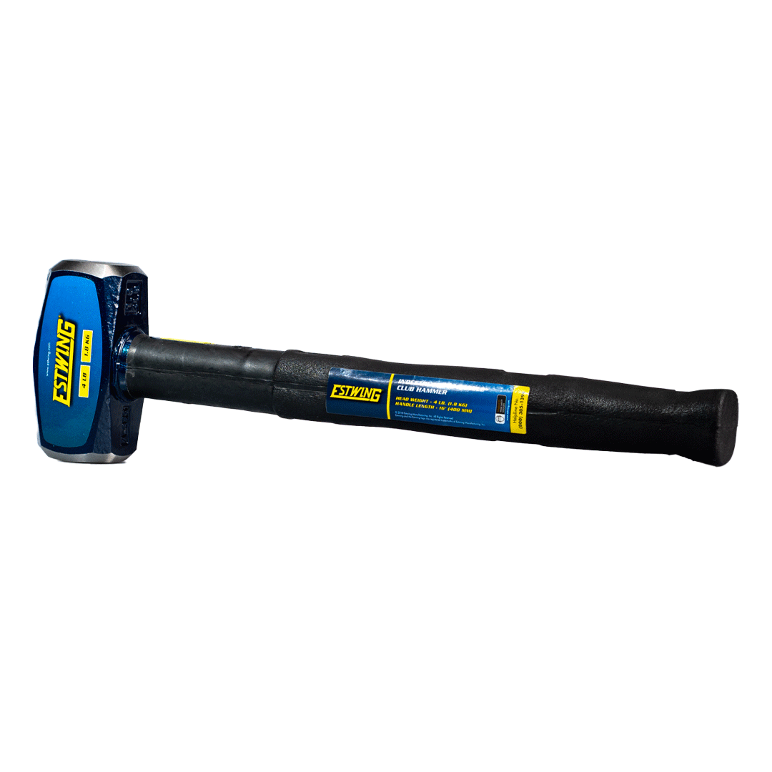 Estwing 4 lb. Head, 16" Length Indestructible Handle Club Hammer
