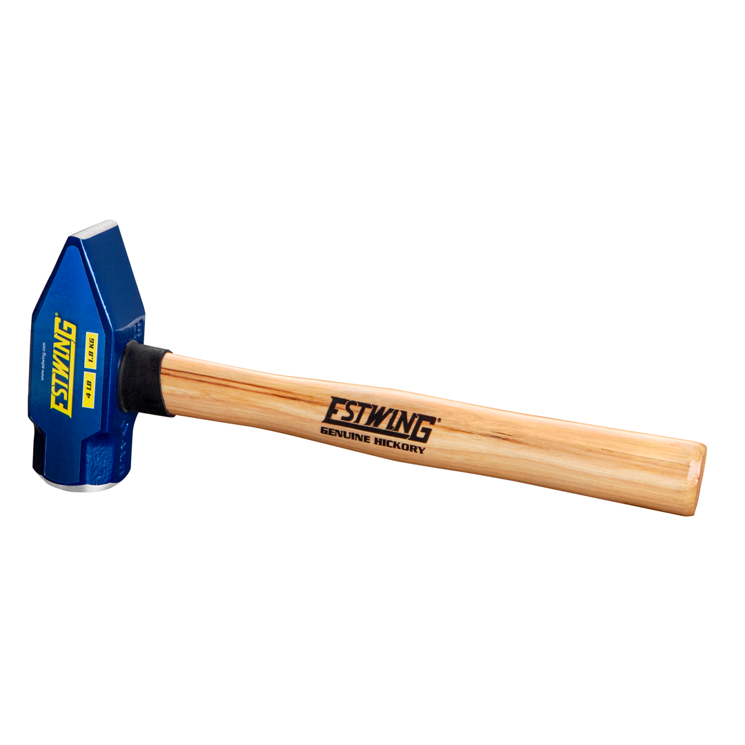 4 lbs Blacksmith Hammer with 14" Hickory Wood Handle