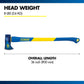 8 lbs Maul with 36" Fiberglass Handle