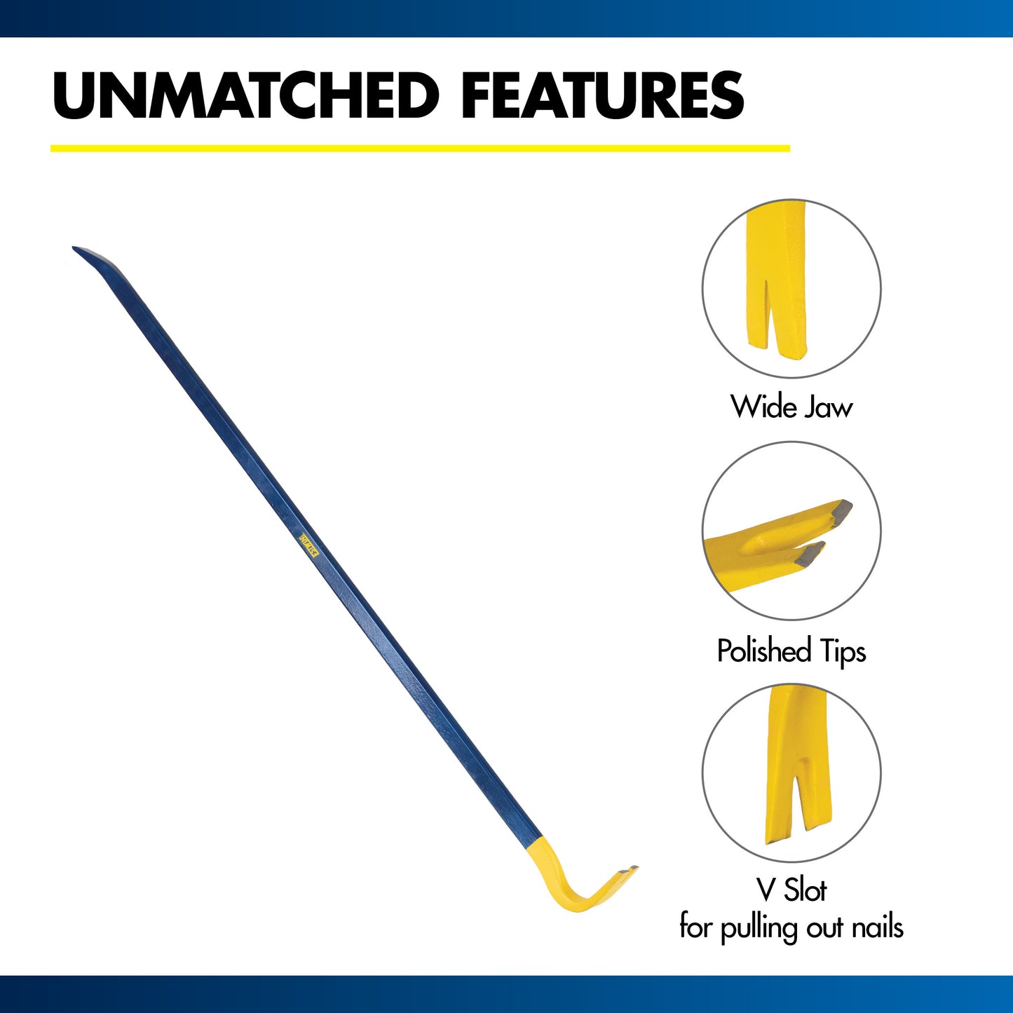 Estwing Heavy Duty G-Bar Wrecking Bar, 48" Length