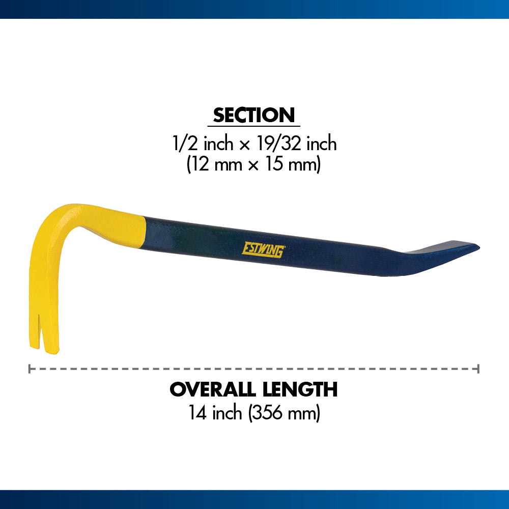 Estwing Heavy Duty G-Bar Wrecking Bar, 14" Length