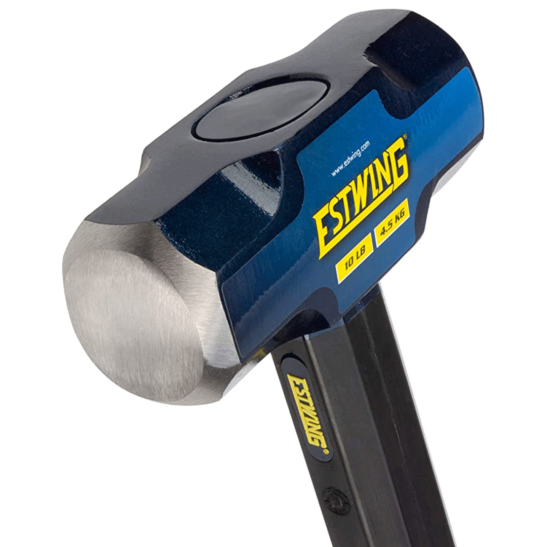 thumbnail image 2 of Estwing DFH-12 Rubber Mallet Hammer – 12 Oz Red & Yellow Wood Handle For Gentle Striking 2 of 12