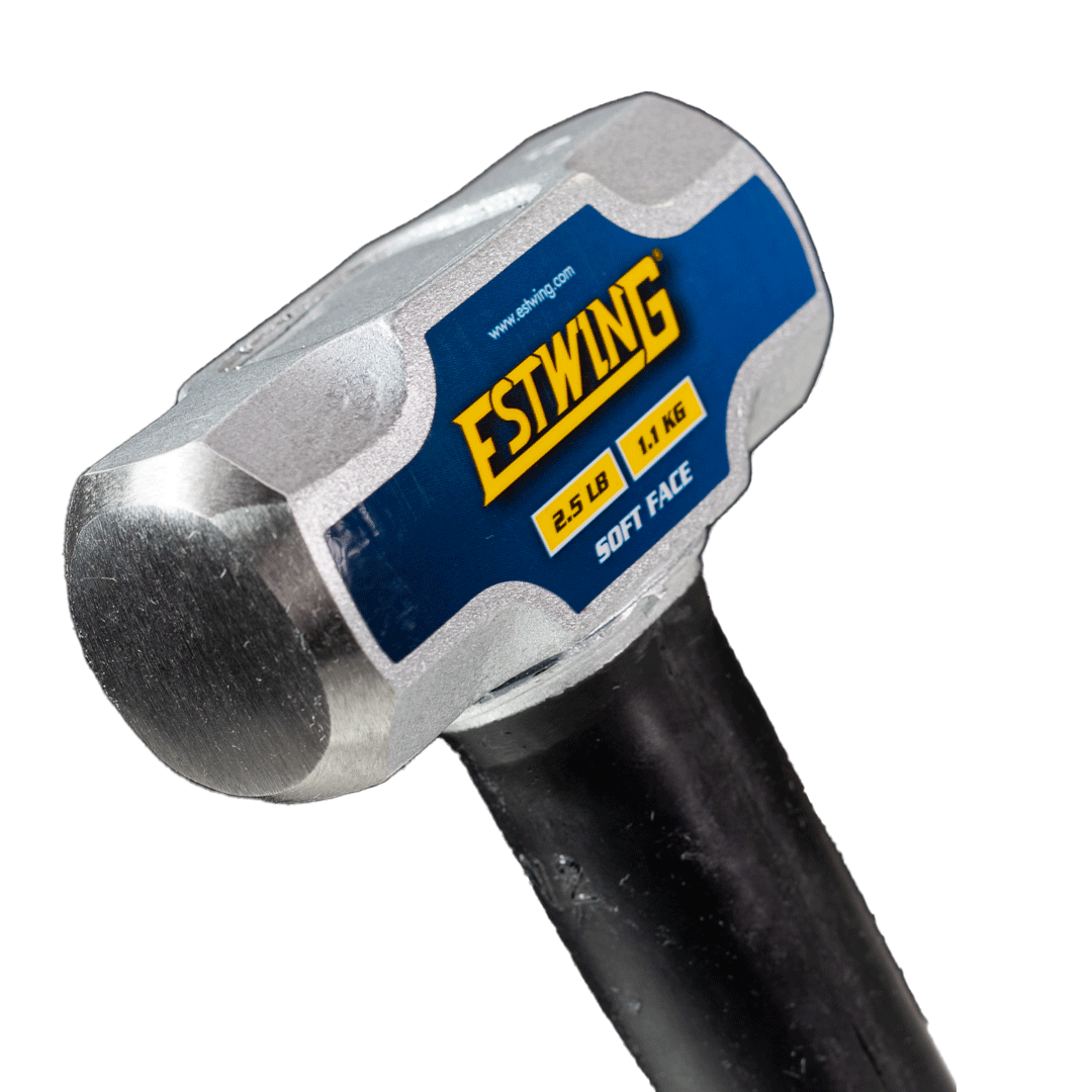 2.5 lb. Soft Face Head, 12" Length Indestructible Handle Sledgehammer
