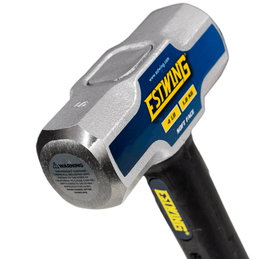 Estwing 4 lb. Soft Face Head, 12" Length Indestructible Handle Sledge Hammer