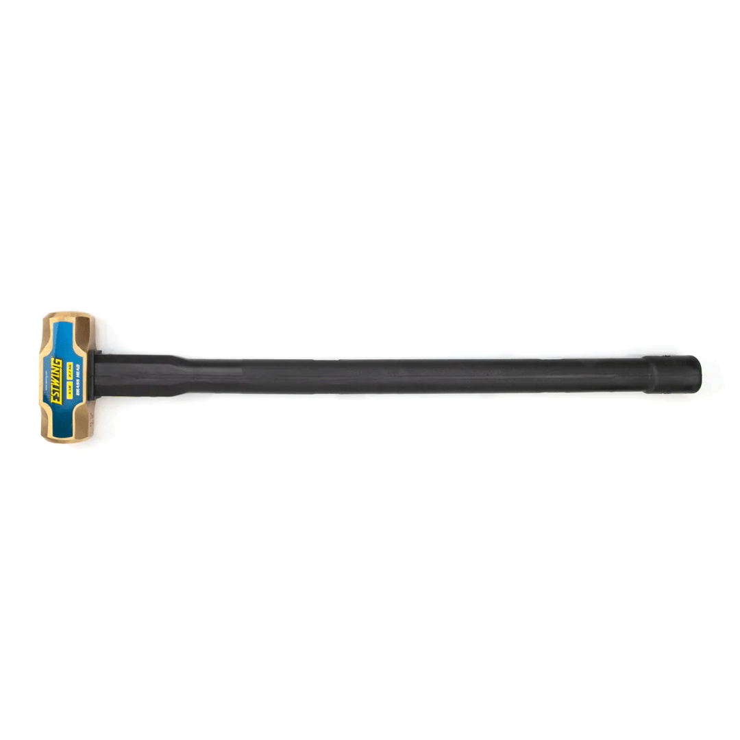 Estwing 6 lb. Brass Head, 30" Length Indestructible Handle Sledge Hammer